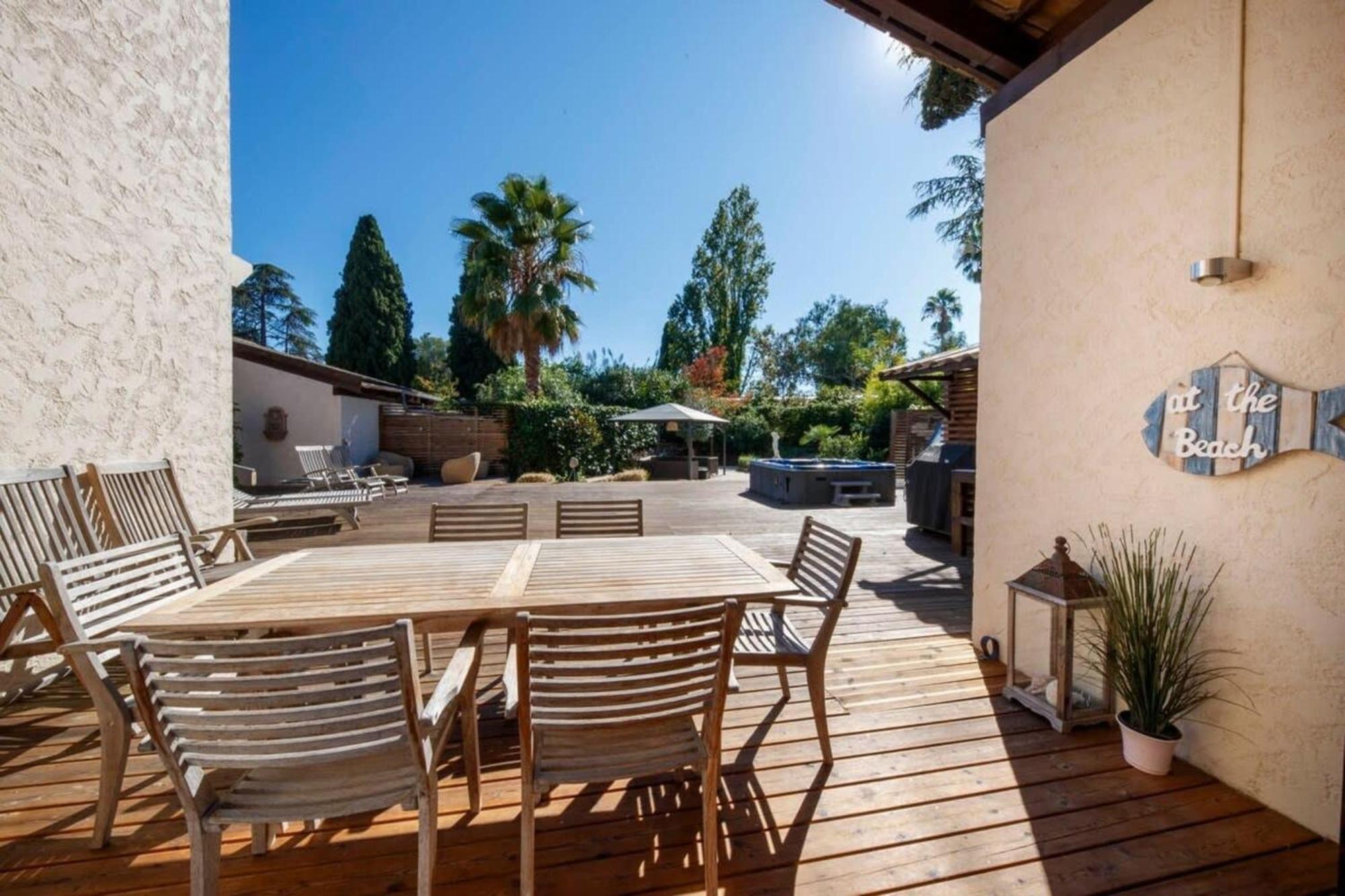 Belle villa 4 chambres - jacuzzi privatif - piscine Biot Esterno foto