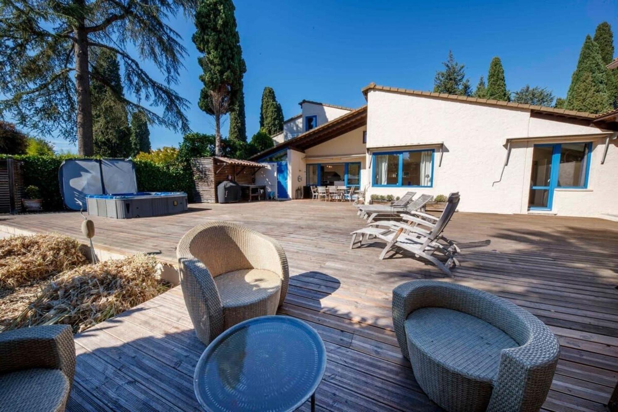 Belle villa 4 chambres - jacuzzi privatif - piscine Biot Esterno foto